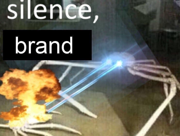 the silence brand meme