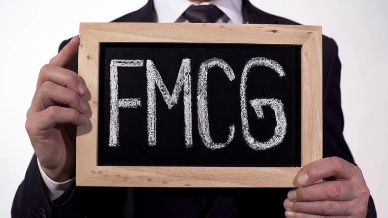 FMCG escrito no quadro-negro