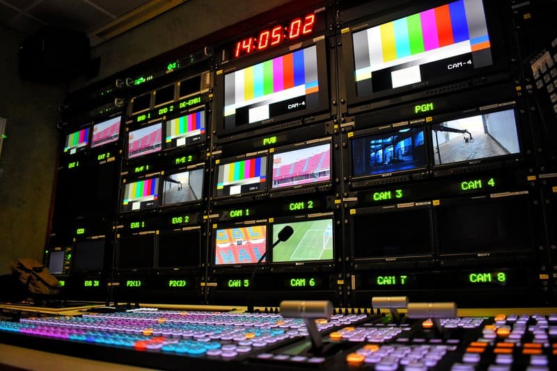 Equipos utilizados en una carrera de radiodifusión