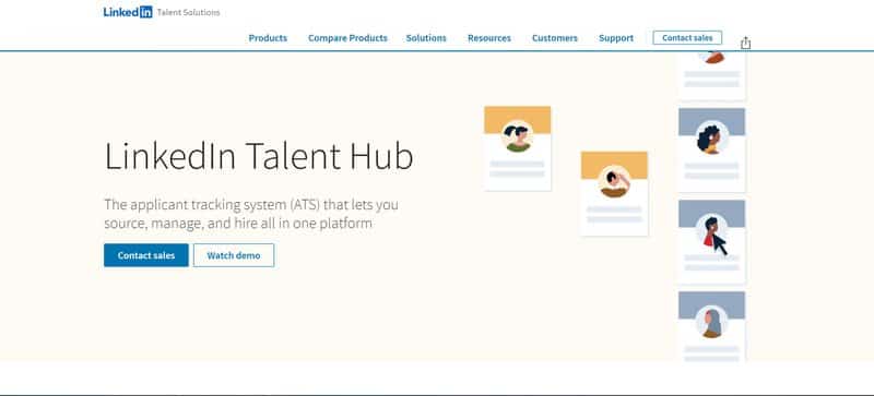 LinkedIn ATS known as LinkedIn Talent Hub