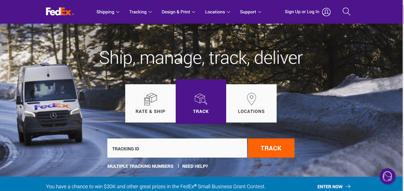 FedEx in transportation field.