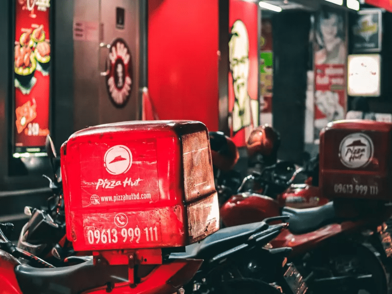 pizza hut delivery representing distribution as part of a strategic marketing plan