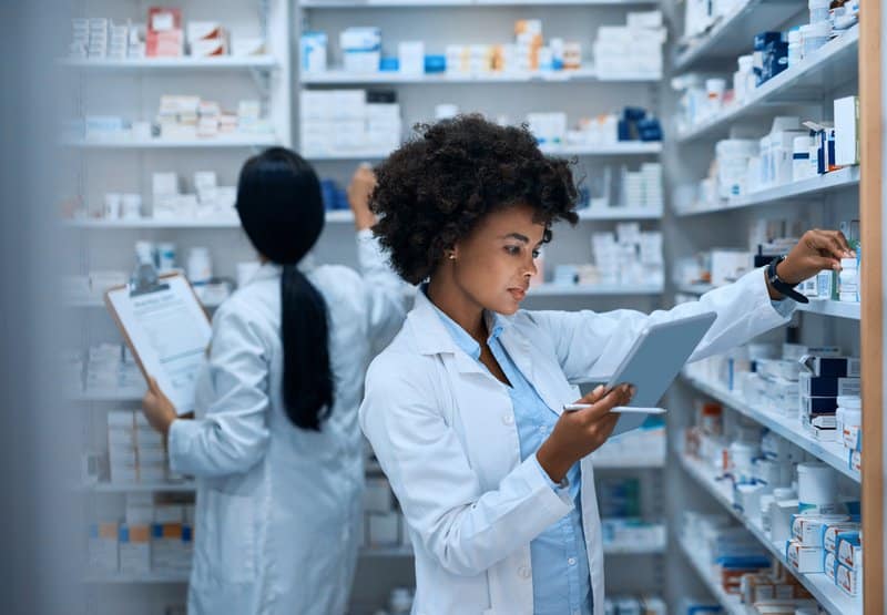 Pharmacist in the healthcare industry